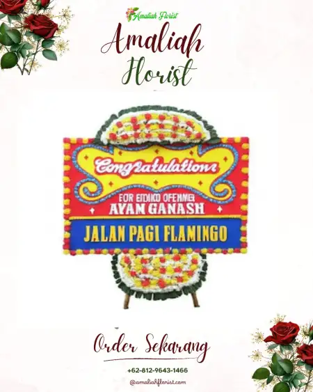 Sewa Papan Bunga Sumber Pandan